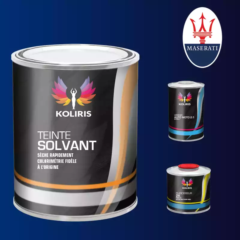 Kit peinture et vernis voiture solvant Maserati