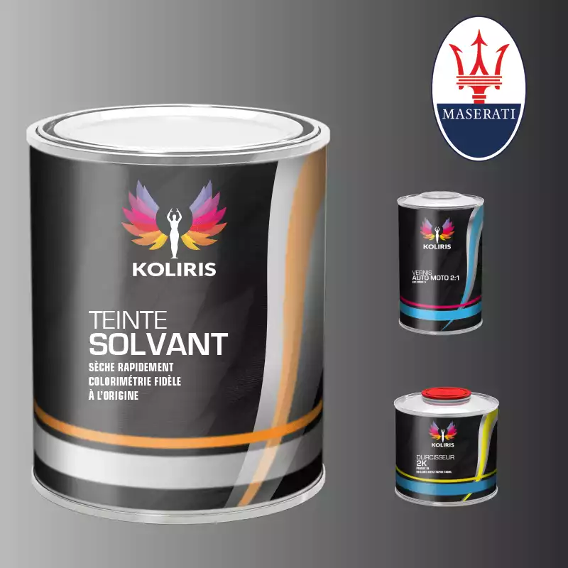 Kit peinture et vernis voiture solvant Maserati