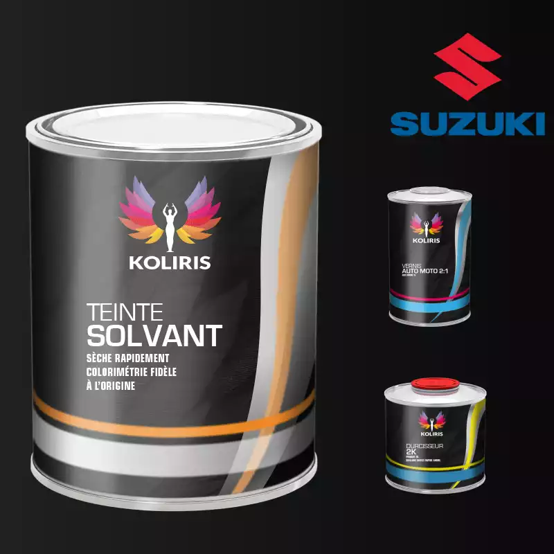 Kit peinture et vernis voiture solvant Suzuki