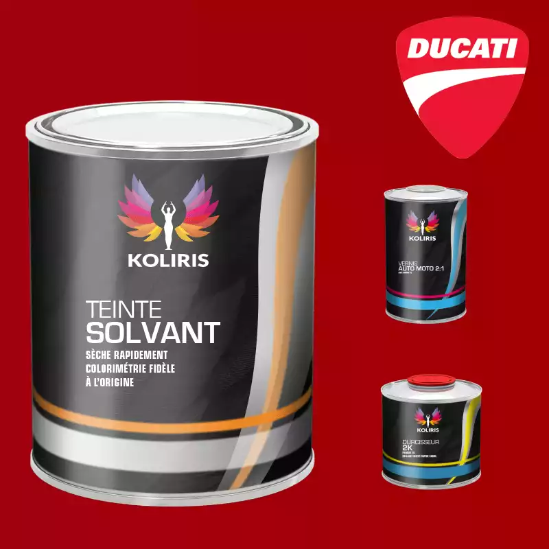 Kit peinture et vernis moto solvant Ducati Moto