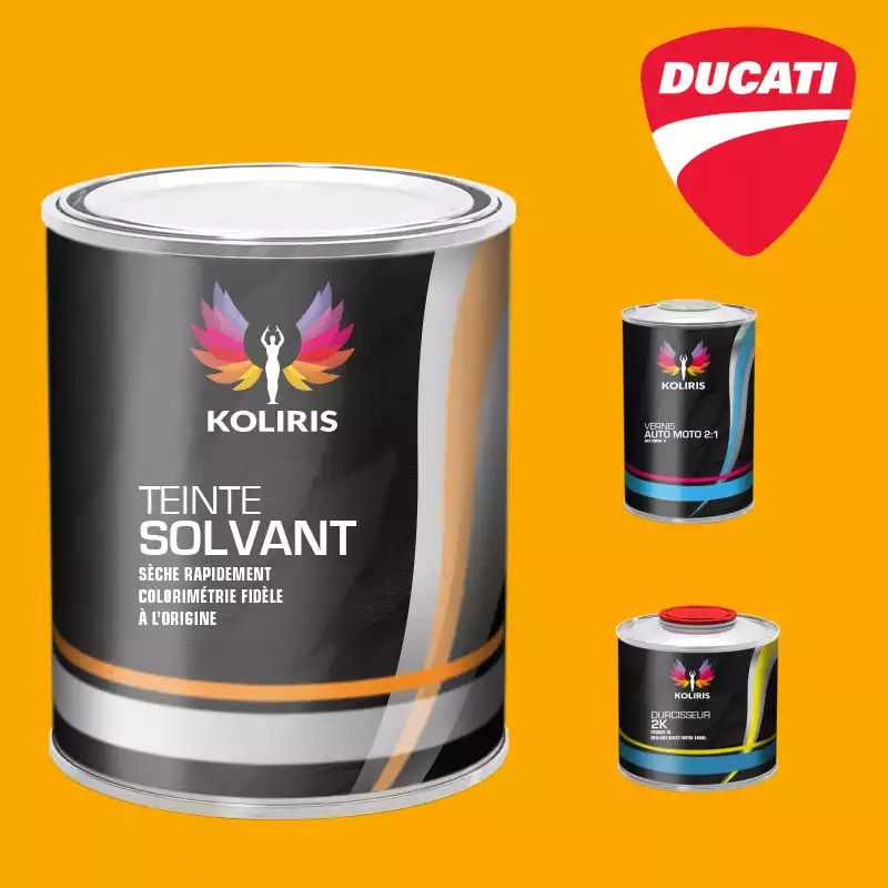 Kit peinture et vernis moto solvant Ducati Moto