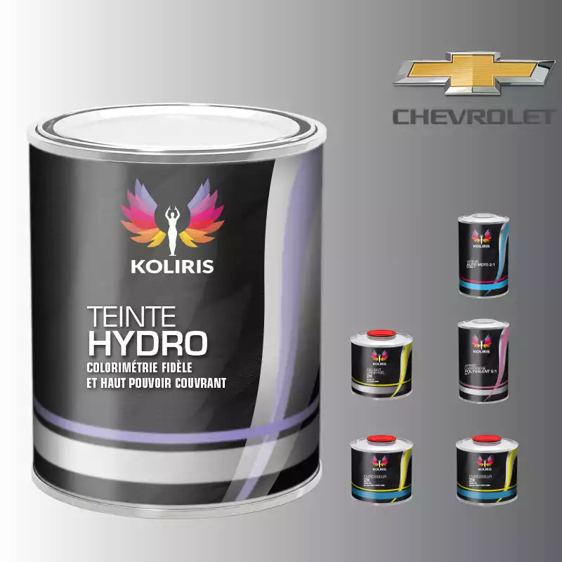Pack peinture vernis apprêt voiture hydro Chevrolet 