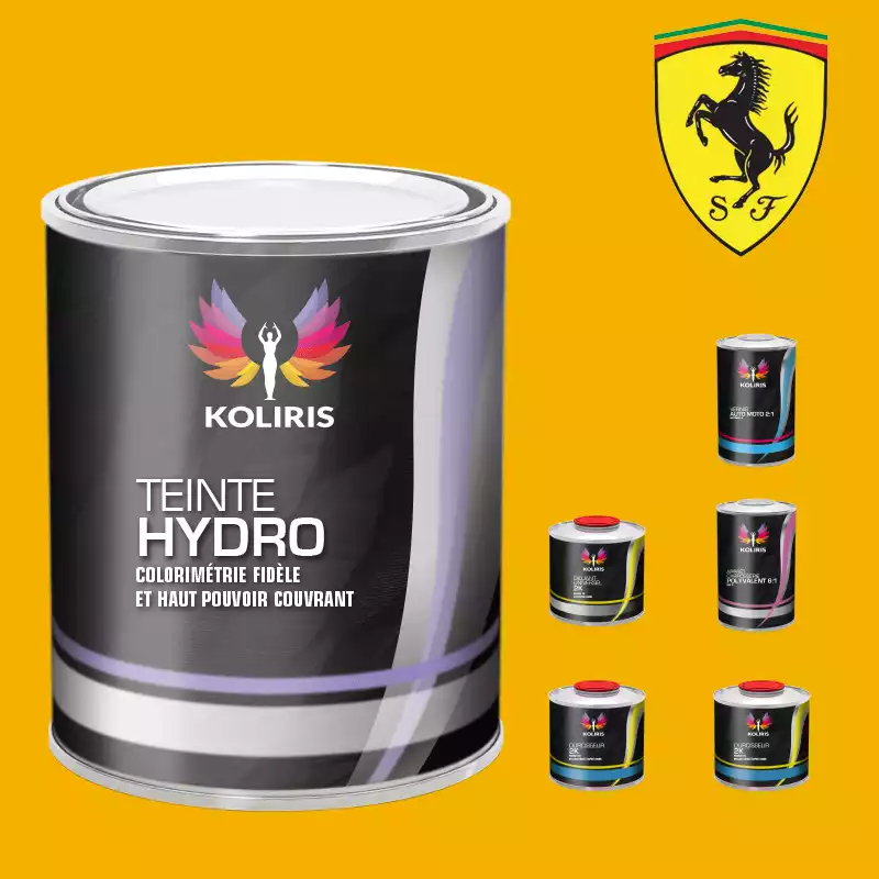 Pack peinture vernis apprêt voiture hydro Ferrari
