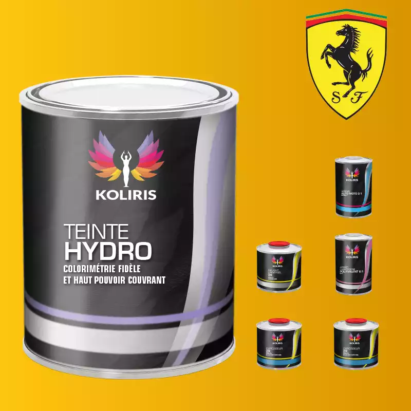 Pack peinture vernis apprêt voiture hydro Ferrari