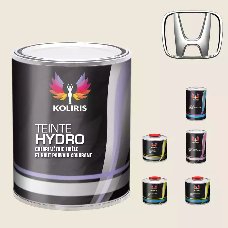 Pack peinture vernis apprêt voiture hydro Honda 
