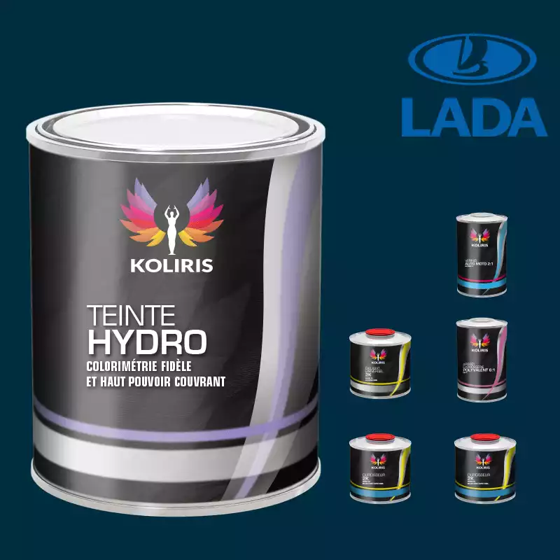 Pack peinture vernis apprêt voiture hydro Lada 