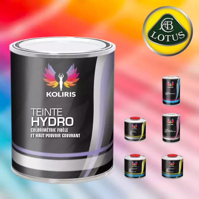 Pack peinture vernis apprêt voiture hydro Lotus