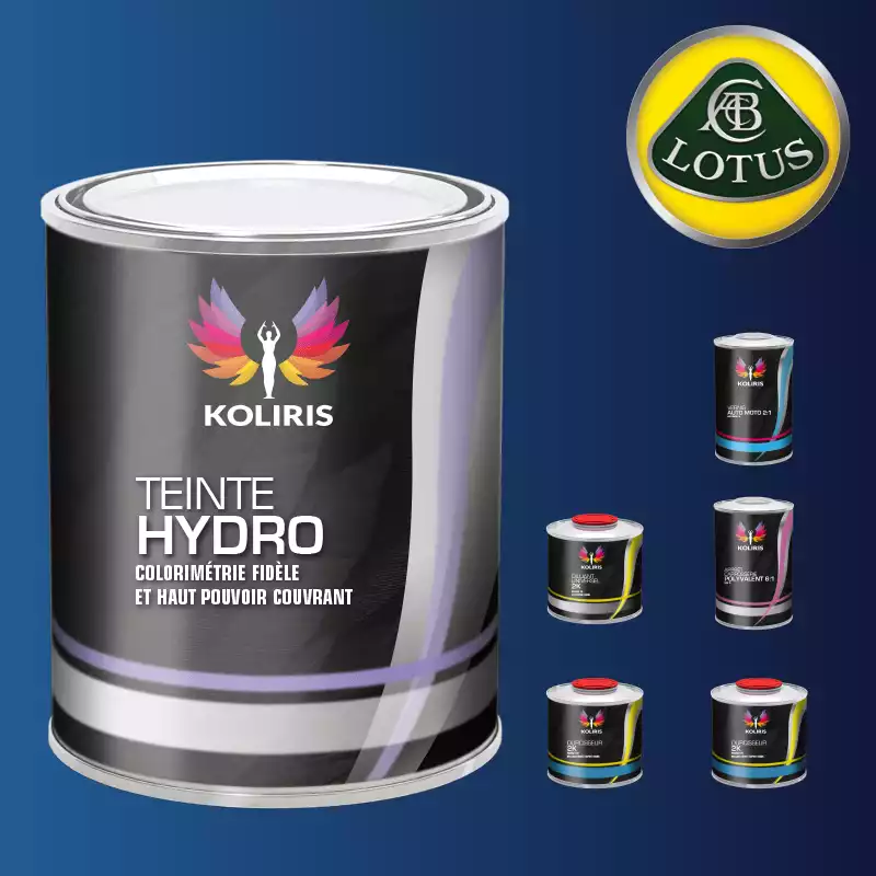 Pack peinture vernis apprêt voiture hydro Lotus 