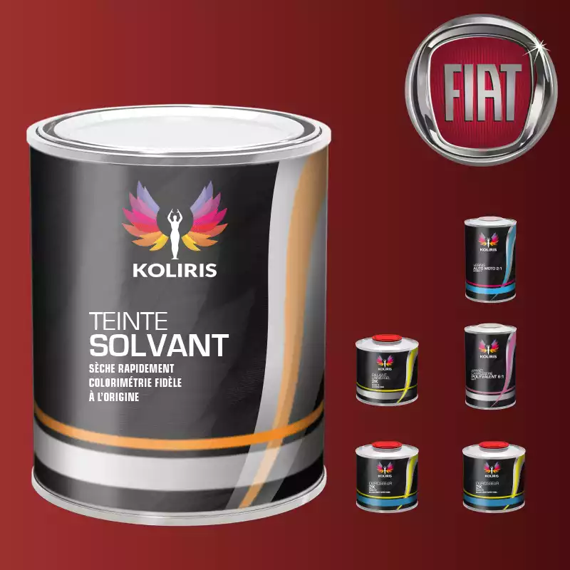 Pack peinture vernis apprêt voiture solvant Fiat