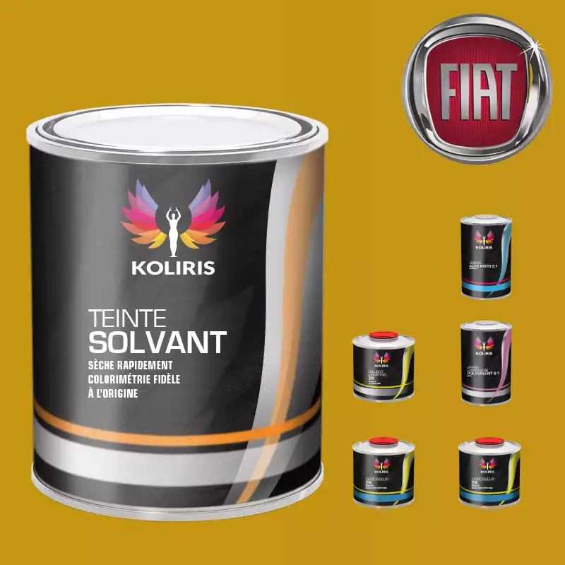 Pack peinture vernis apprêt voiture solvant Fiat