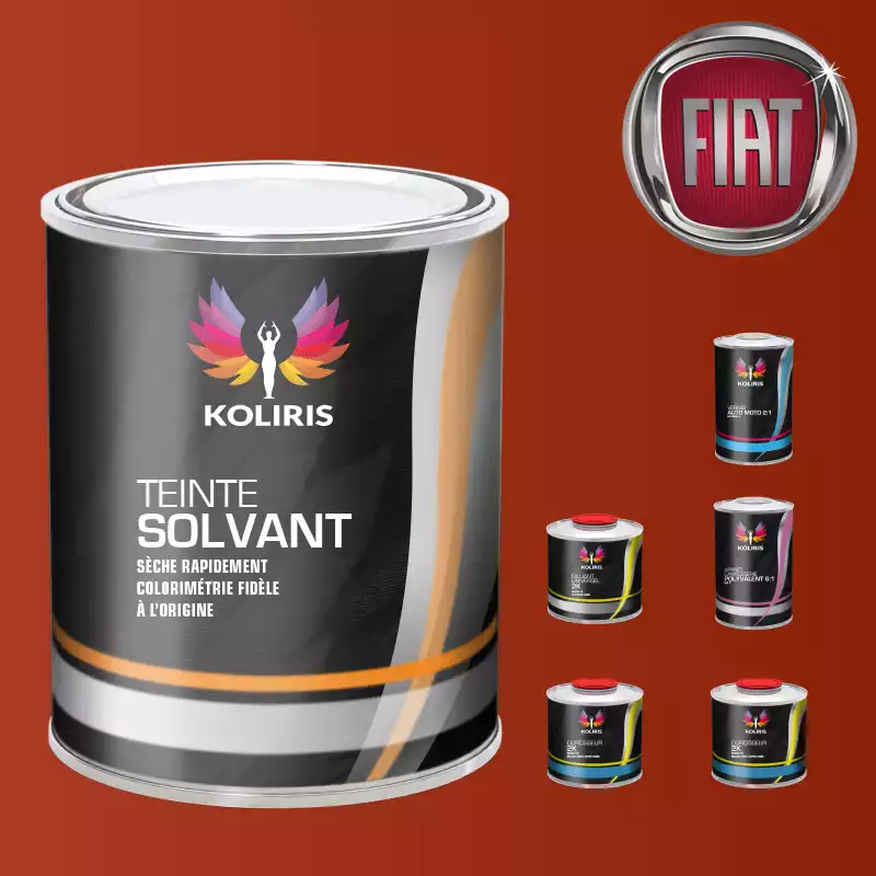 Pack peinture vernis apprêt voiture solvant Fiat
