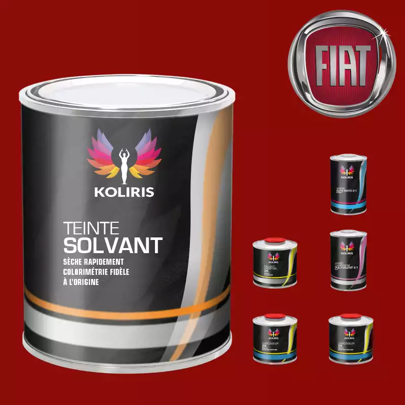 Pack peinture vernis apprêt voiture solvant Fiat