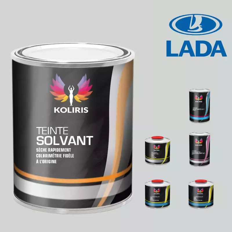 Pack peinture vernis apprêt voiture solvant Lada