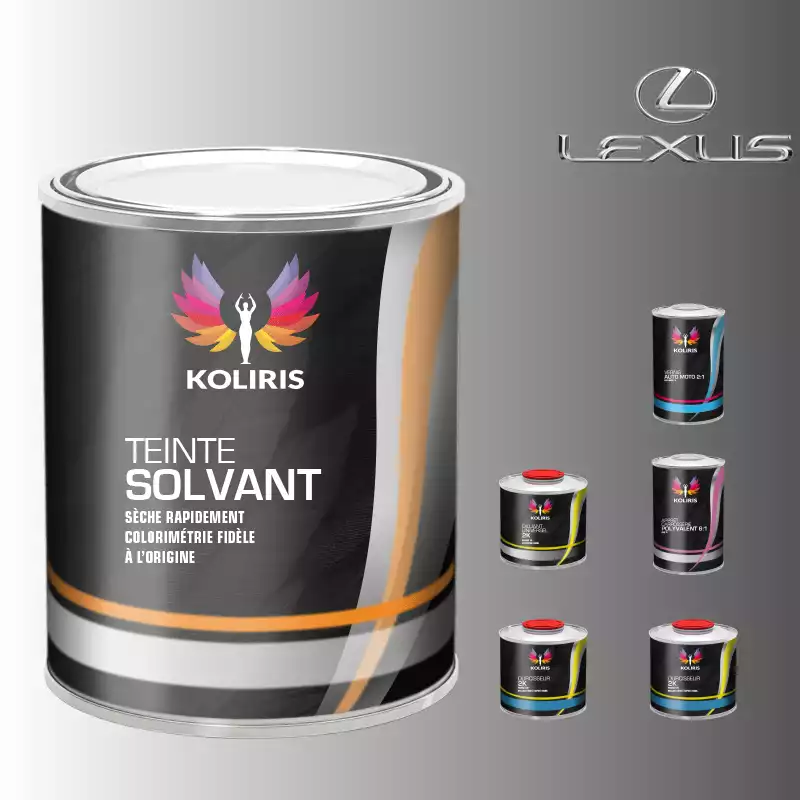 Pack peinture vernis apprêt voiture solvant Lexus