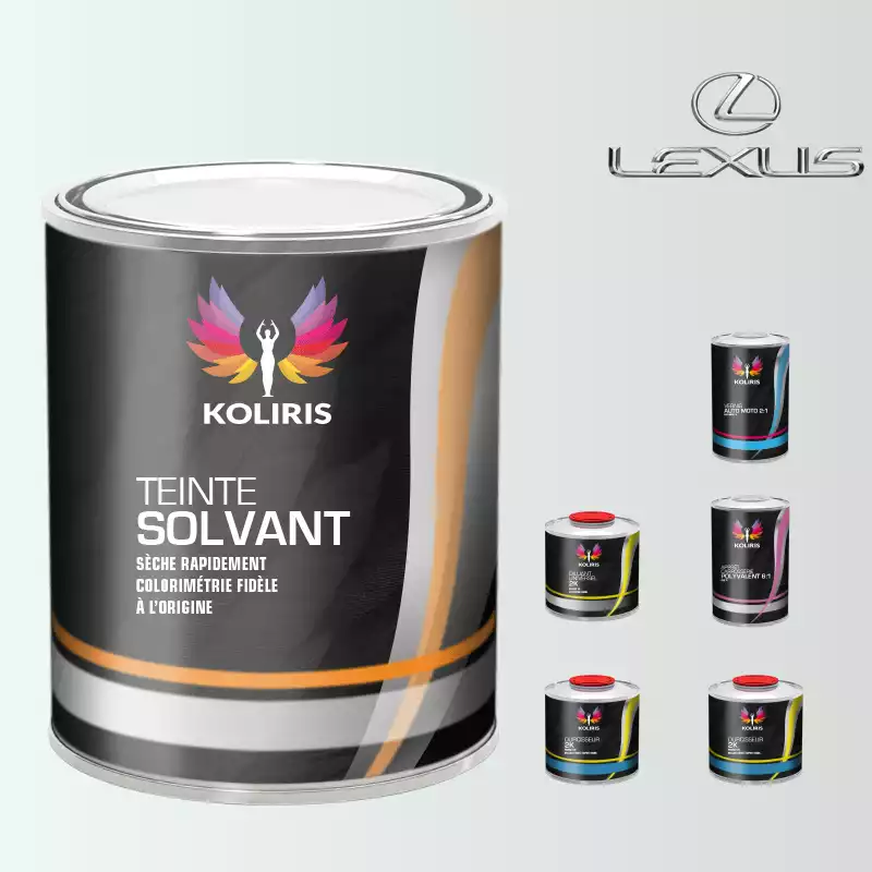 Pack peinture vernis apprêt voiture solvant Lexus