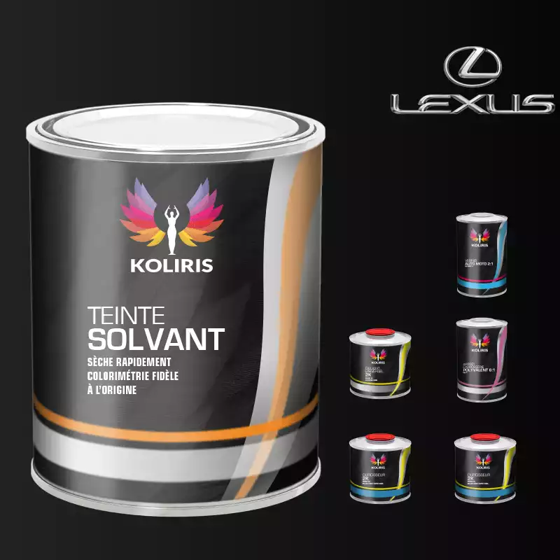 Pack peinture vernis apprêt voiture solvant Lexus