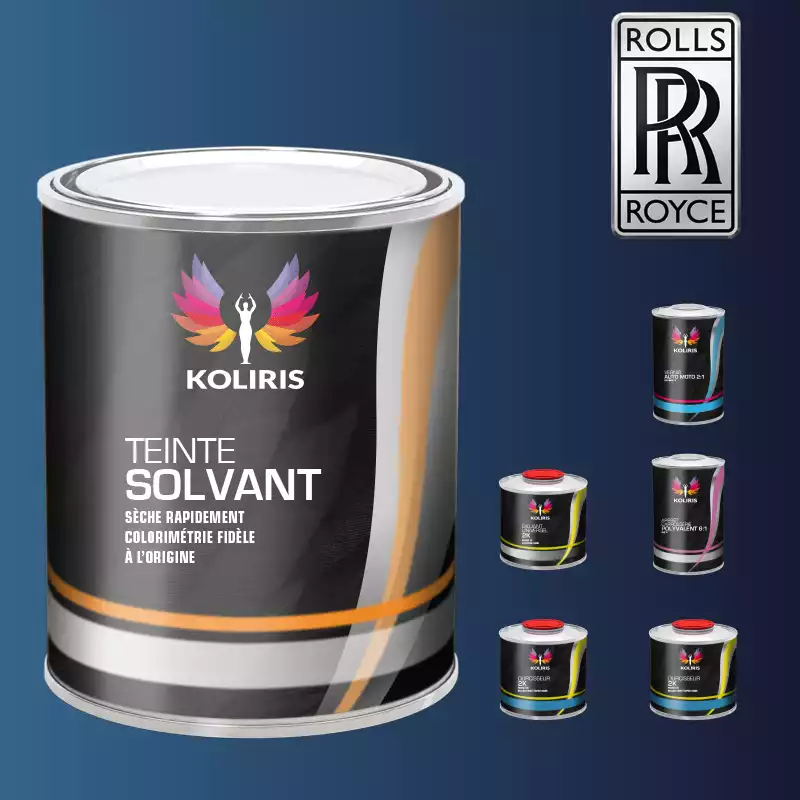 Pack peinture vernis apprêt voiture solvant Rolls Royce