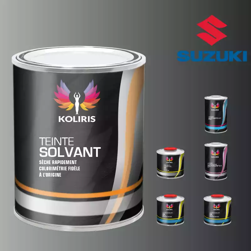 Pack peinture vernis apprêt voiture solvant Suzuki