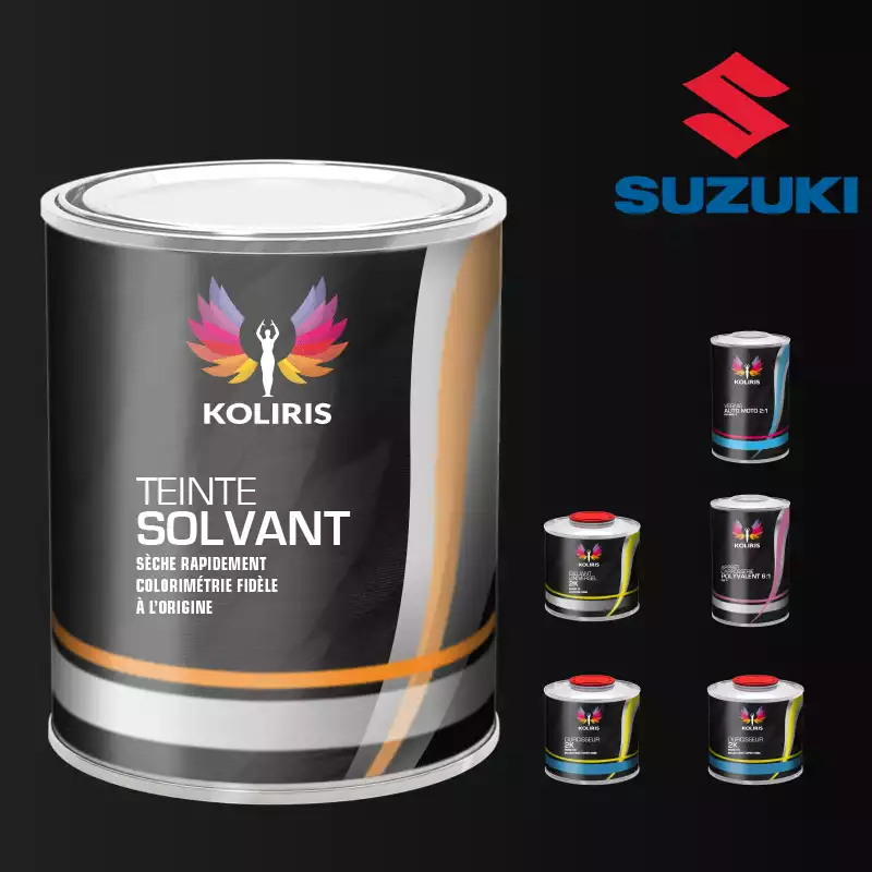 Pack peinture vernis apprêt voiture solvant Suzuki