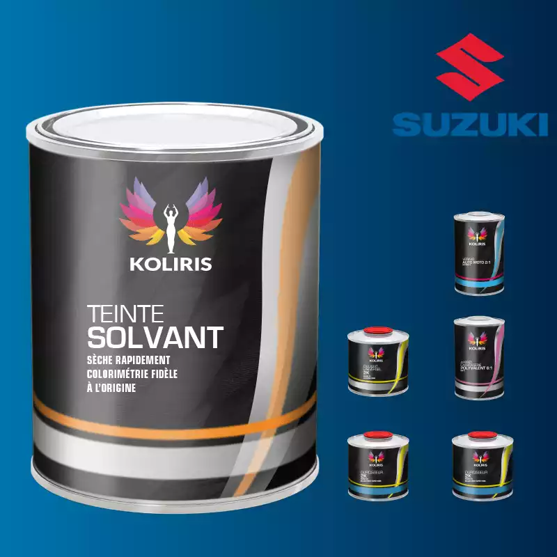 Pack peinture vernis apprêt voiture solvant Suzuki