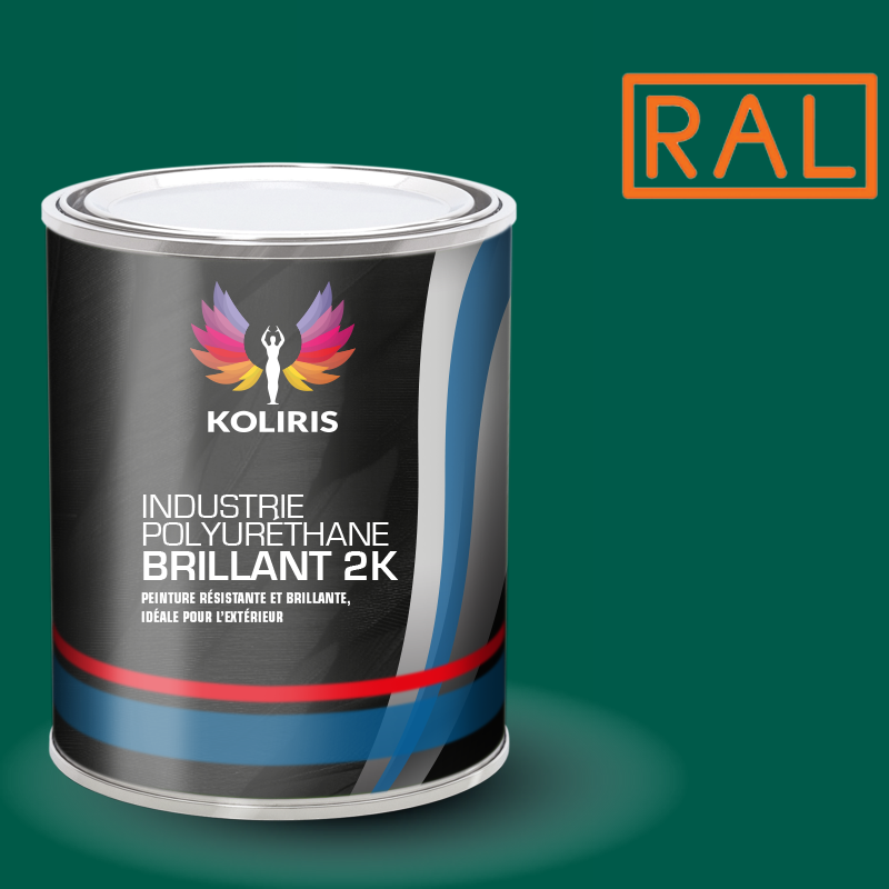 Peinture industrie 2K PU brillante Ral