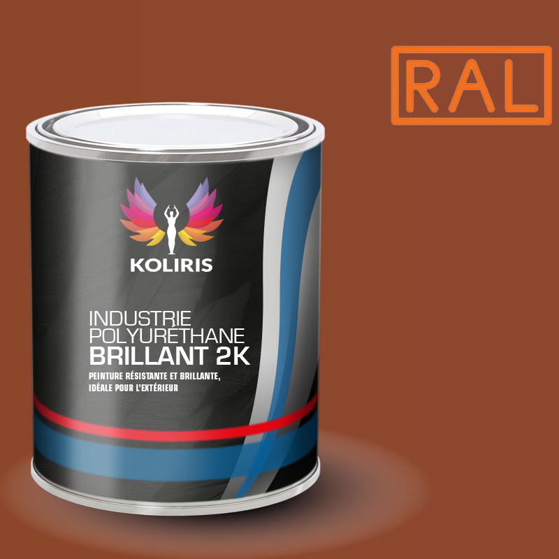 Peinture industrie 2K PU brillante Ral