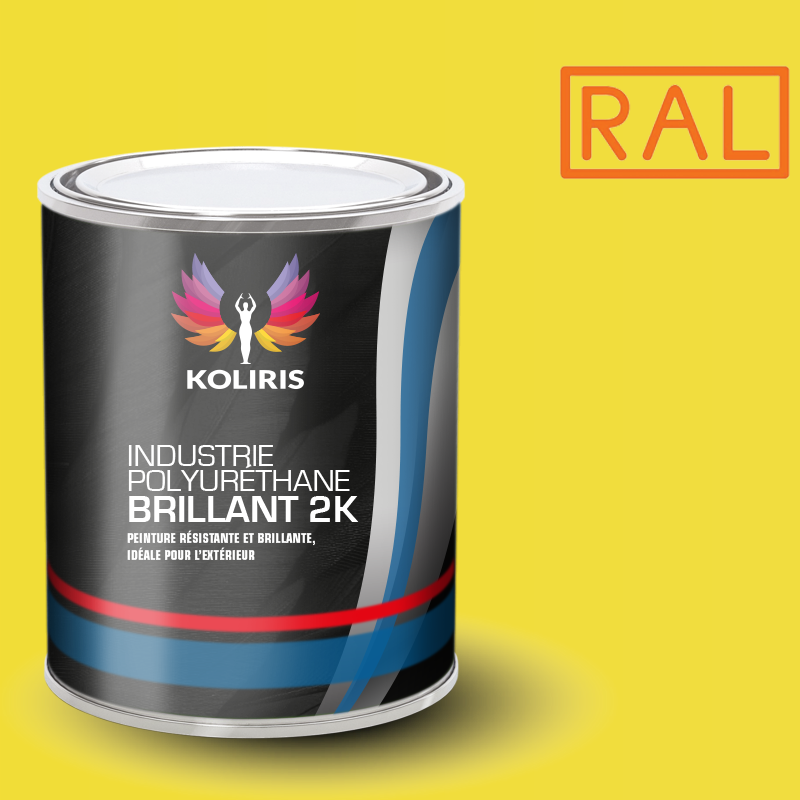 Peinture industrie 2K PU brillante Ral