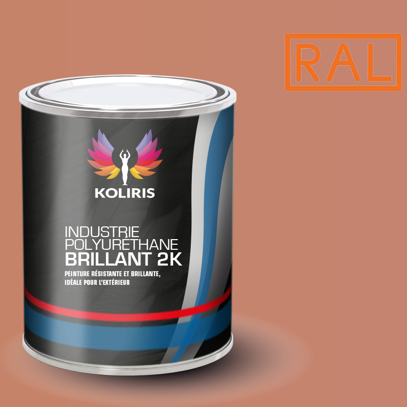 Peinture industrie 2K PU brillante Ral