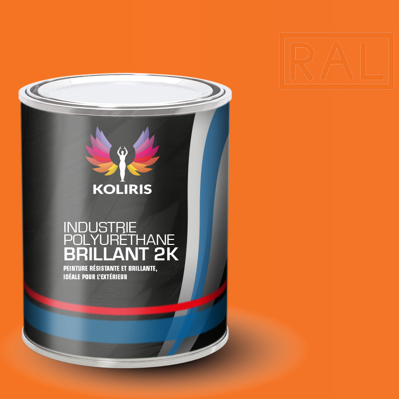 Peinture industrie 2K PU brillante Ral