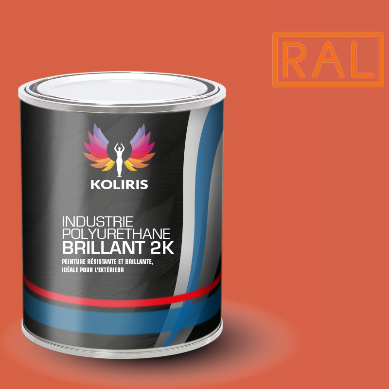 Peinture industrie 2K PU brillante Ral