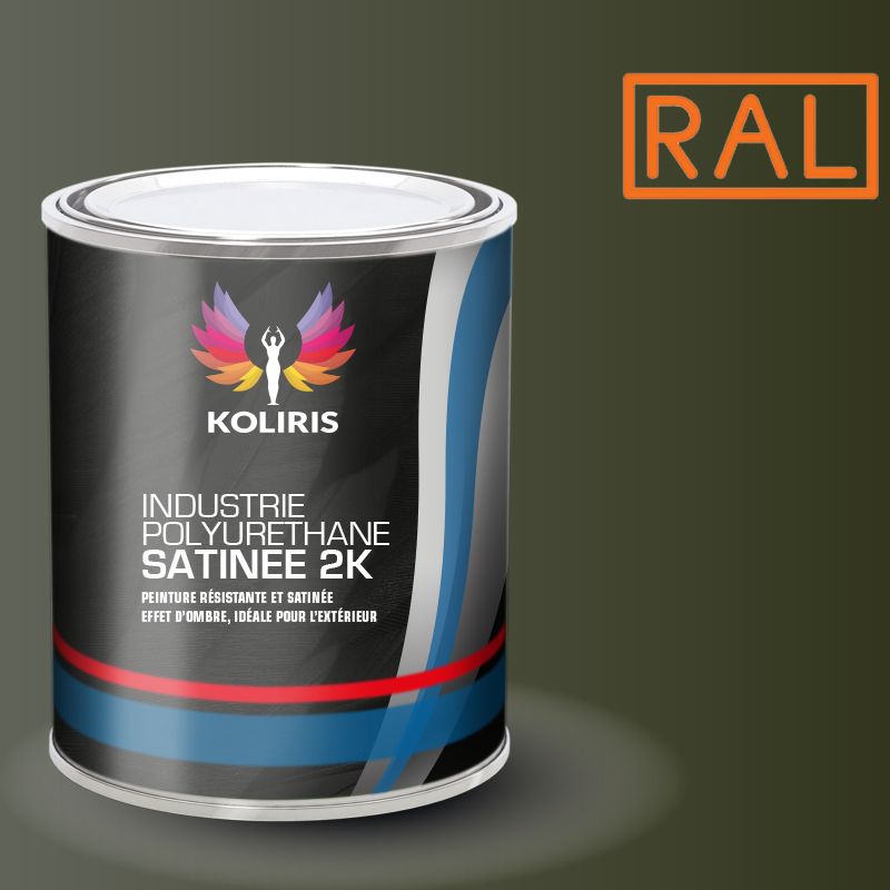 Peinture industrie 2K PU satinée Ral