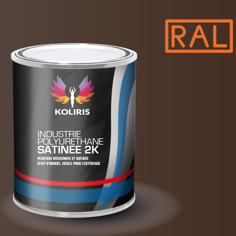 Peinture industrie 2K PU satinée Ral