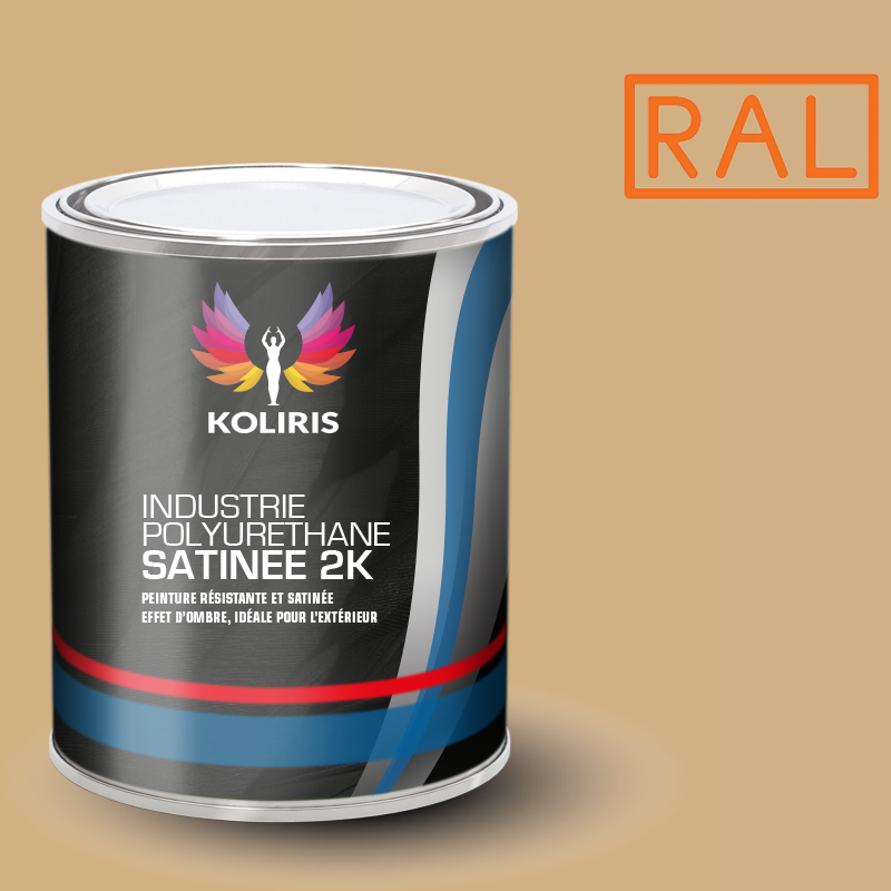 Peinture industrie 2K PU satinée Ral