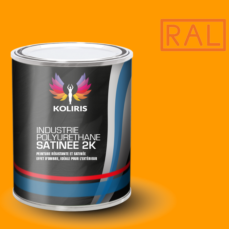 Peinture industrie 2K PU satinée Ral