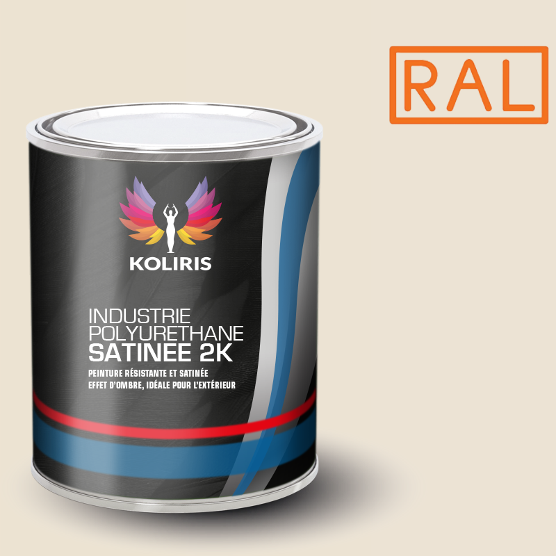 Peinture industrie 2K PU satinée Ral