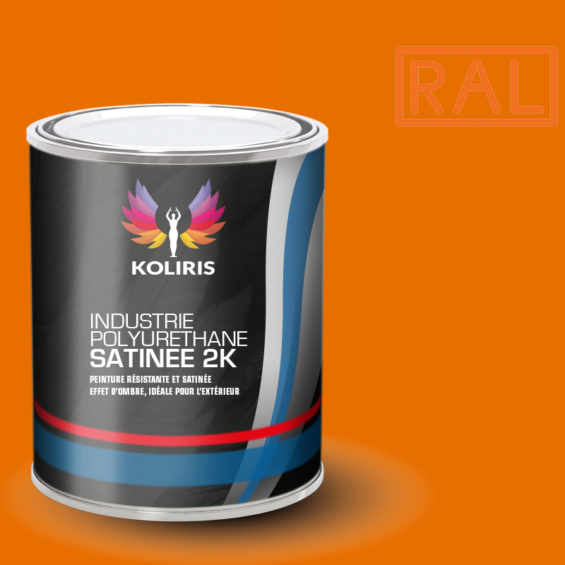 Peinture industrie 2K PU satinée Ral