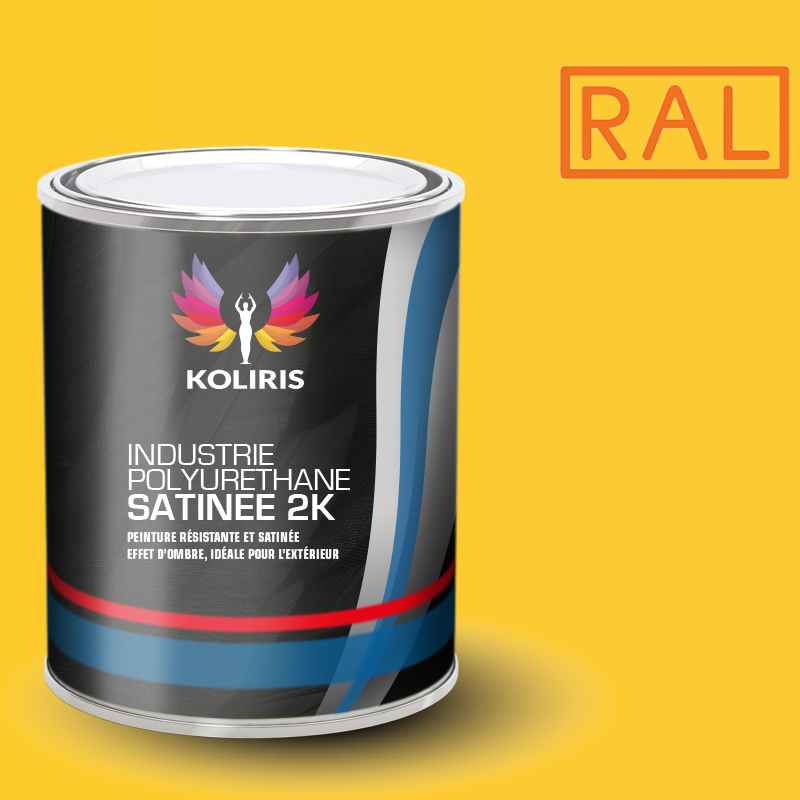 Peinture industrie 2K PU satinée Ral