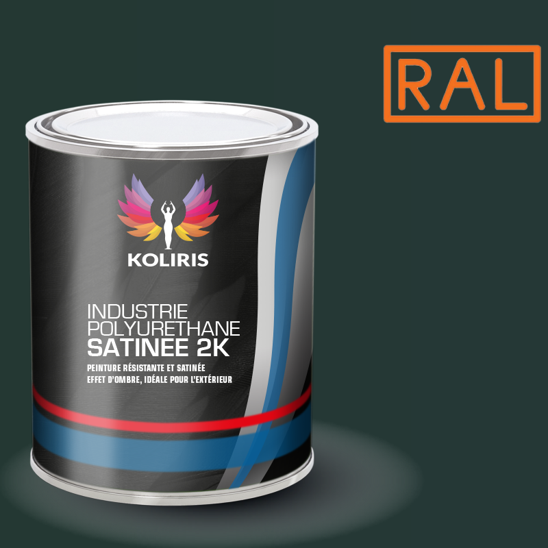 Peinture industrie 2K PU satinée Ral