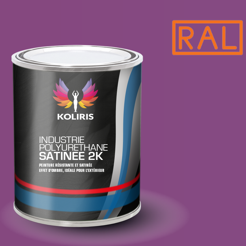 Peinture industrie 2K PU satinée Ral