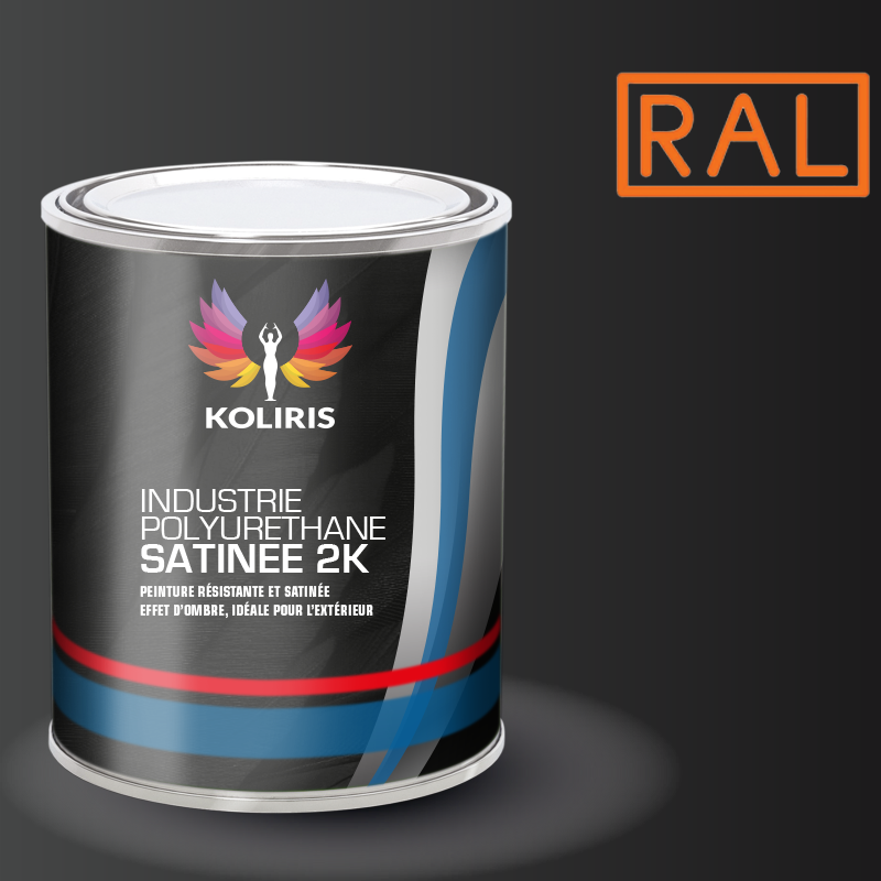 Peinture industrie 2K PU satinée Ral