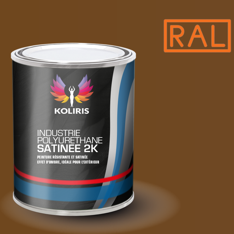 Peinture industrie 2K PU satinée Ral