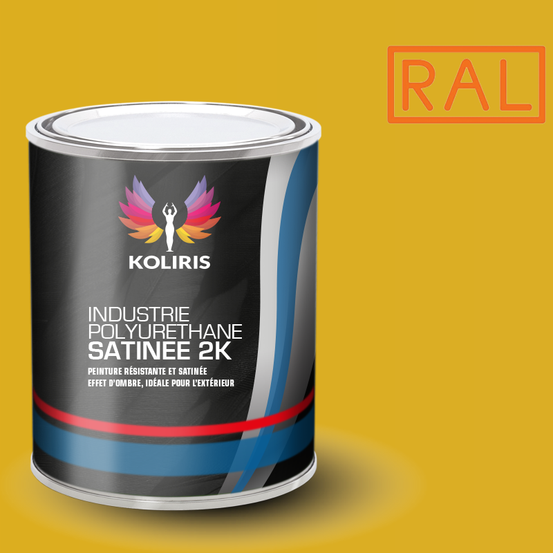 Peinture industrie 2K PU satinée Ral