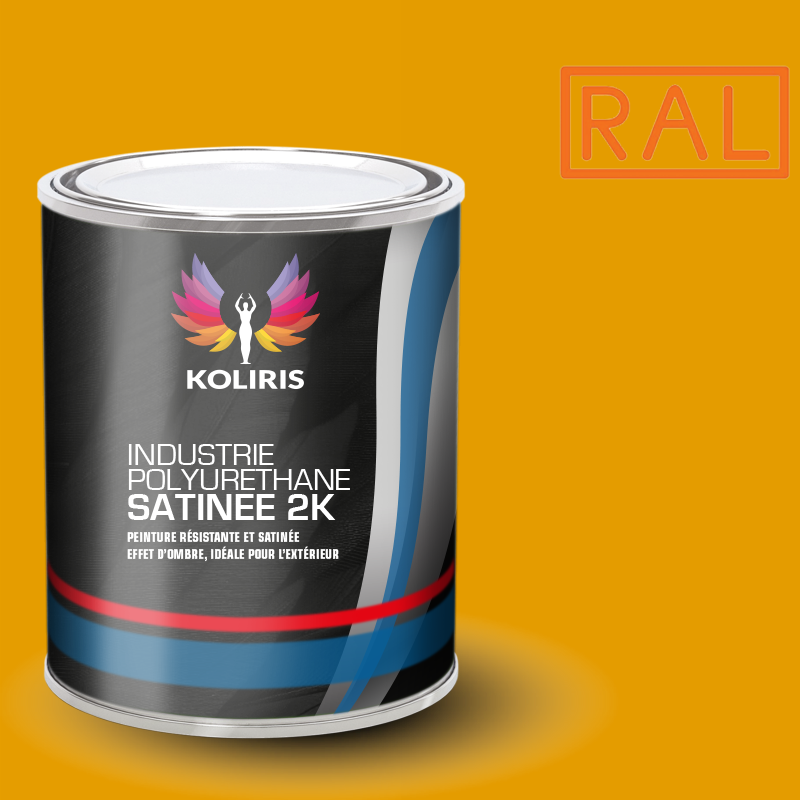 Peinture industrie 2K PU satinée Ral