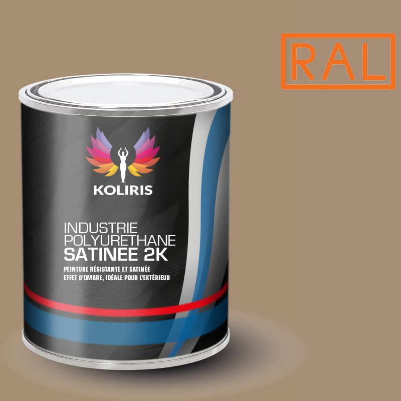 Peinture industrie 2K PU satinée Ral