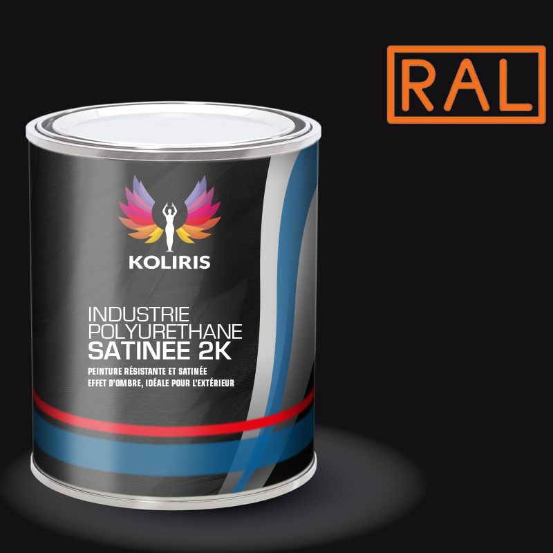 Peinture industrie 2K PU satinée Ral