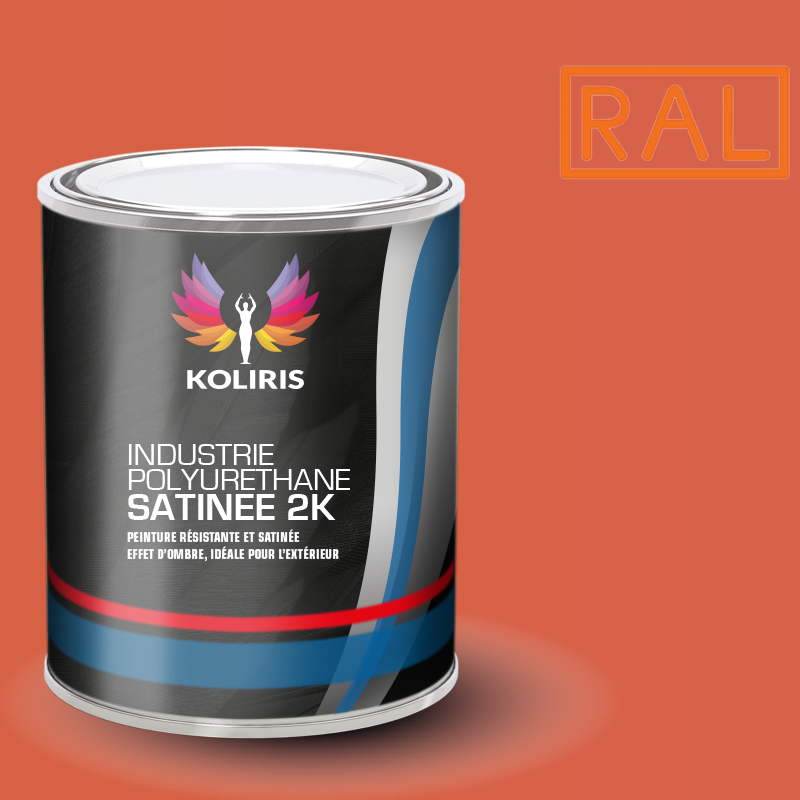 Peinture industrie 2K PU satinée Ral