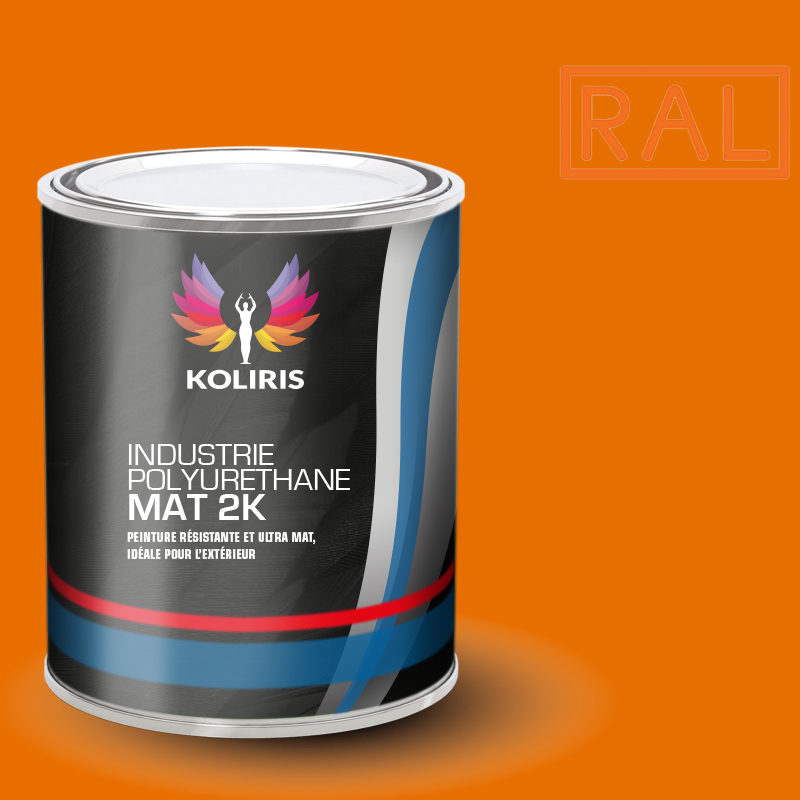 Peinture industrie 2K PU mat Ral