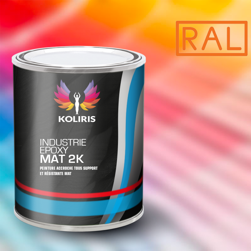 Peinture époxy 2K satinée mat Ral