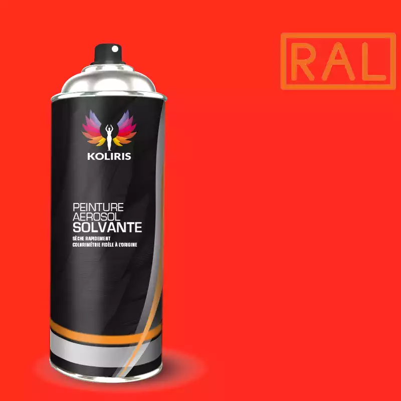 Bombe peinture industrie brillante Ral 400ml