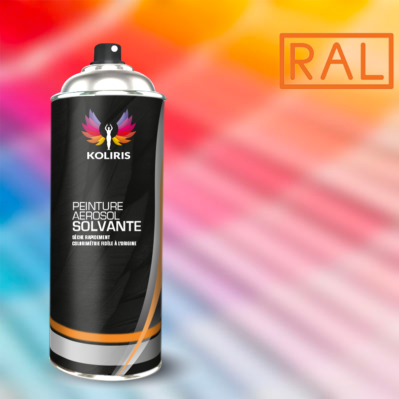 Bombe peinture industrie brillante Ral 400ml